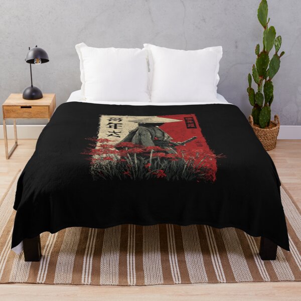 Item preview, Samurai Warrior Red Spider Lily Flower Anime Otaku Japanese designed and sold by KoreyChelsi.
