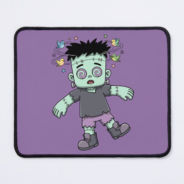 Item preview, Dizzy Confused Frankenstein Halloween Character designed and sold by Sugar Puff Graphics.