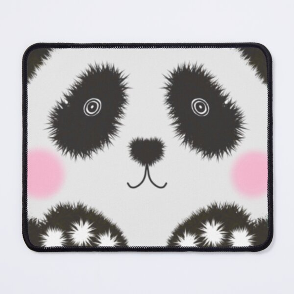 Item preview, Fluffy panda face designed and sold by Tanapan2529.