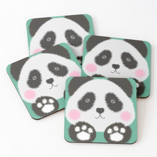 Item preview, Fluffy panda face  designed and sold by Tanapan2529.