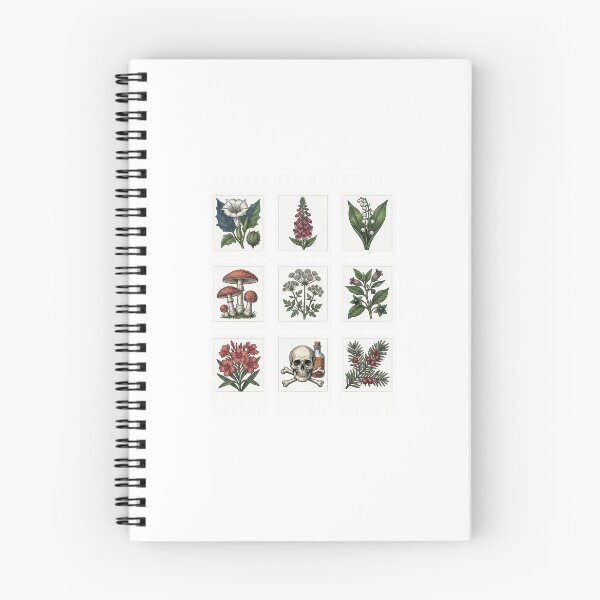 Item preview, All Plants Are Edible Some Only Once Vintage Poisonous Botanical designed and sold by SEINENGAPPI18.