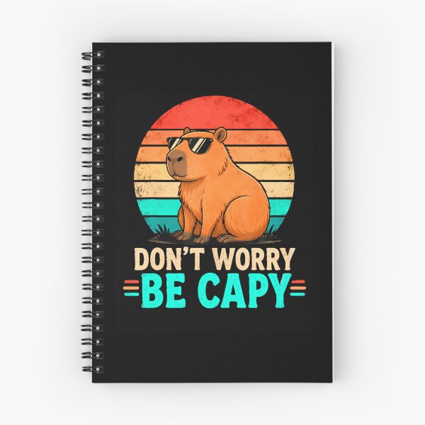 Item preview, Funny Be Capy Relaxed Capybara Vintage Cartoon designed and sold by Trippy-Toad.