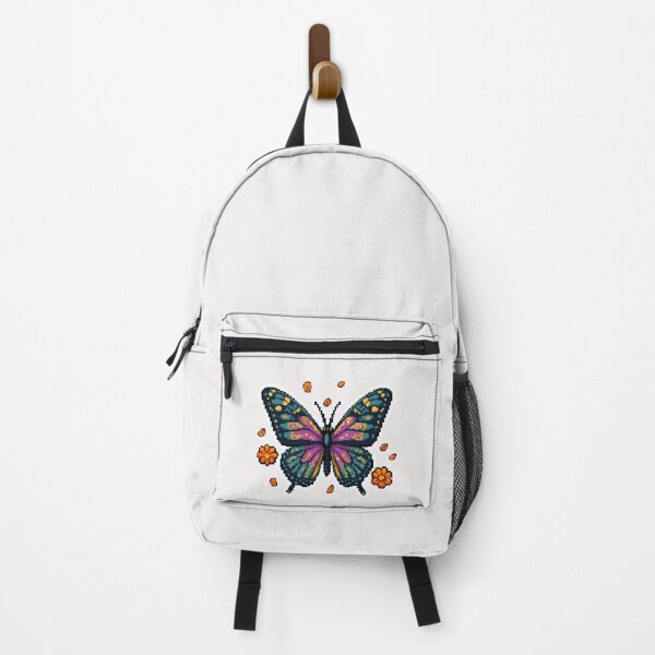 Item preview, Monarch Butterfly — Celestial Pixel Art Sticker designed and sold by PixelBrujeria.