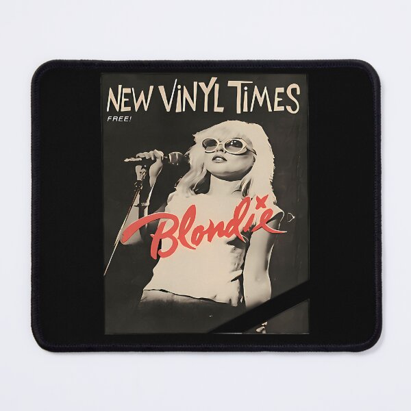 Item preview, Blonde Woman Sunglasses Holding Microphone Black Frame designed and sold by TheCreato.