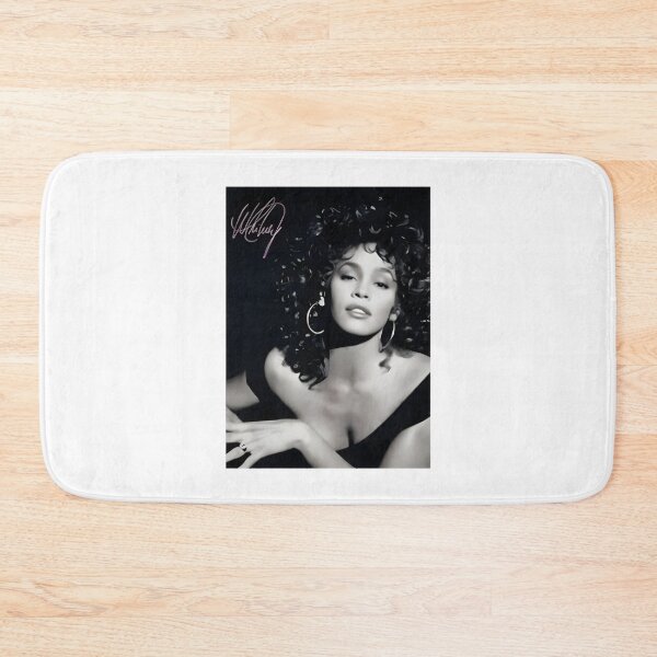 Item preview, Whitney Houston Iconic Music Legend Black & White Portrait | Limited Edition designed and sold by Noor Shop.