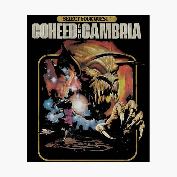 Item preview, Coheed And Cambria Select Your Quest Monster And Girl designed and sold by Quill-Co.