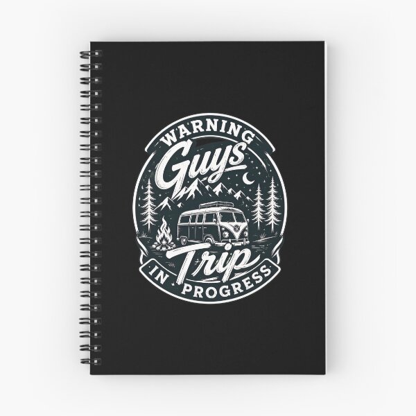 Item preview, Warning Guys Trip In Progress Funny Vacation designed and sold by PaletteArc.