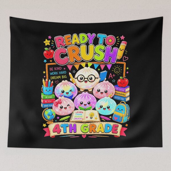 Item preview, 4Th Grade Ready To Crush Cute Dumpling Back To Schoo designed and sold by Trippy-Toad.