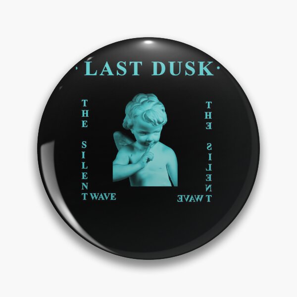 Item preview, Teal Cherub Figure Holding Finger to Lips Against designed and sold by Type-Design.