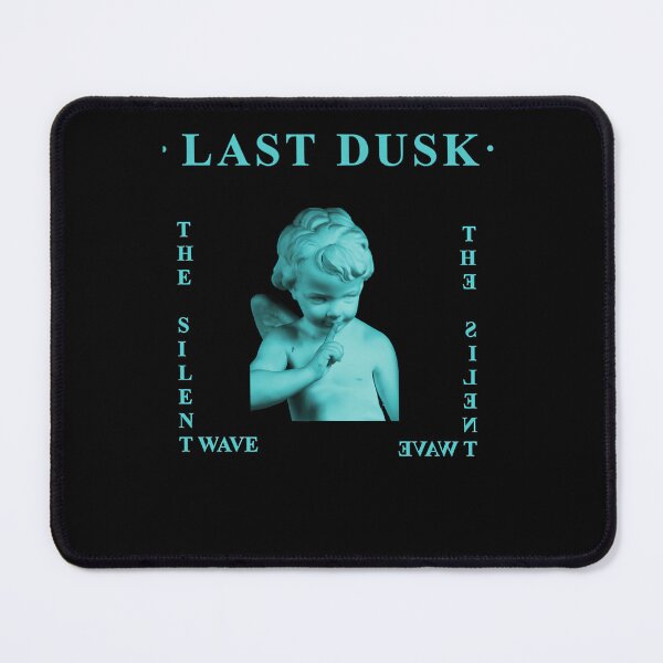 Item preview, Teal Cherub Figure Holding Finger to Lips Against designed and sold by Type-Design.