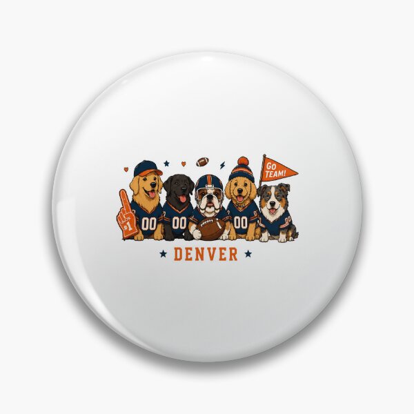 Item preview, Denver Team Spirit Cute Dog Fan Art designed and sold by Ifeanyichukw.