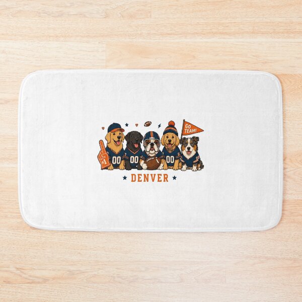 Item preview, Denver Team Spirit Cute Dog Fan Art designed and sold by Ifeanyichukw.