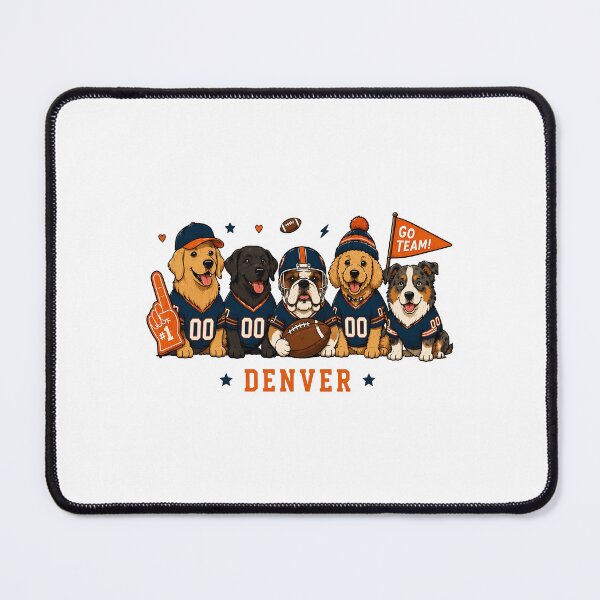 Item preview, Denver Team Spirit Cute Dog Fan Art designed and sold by Ifeanyichukw.