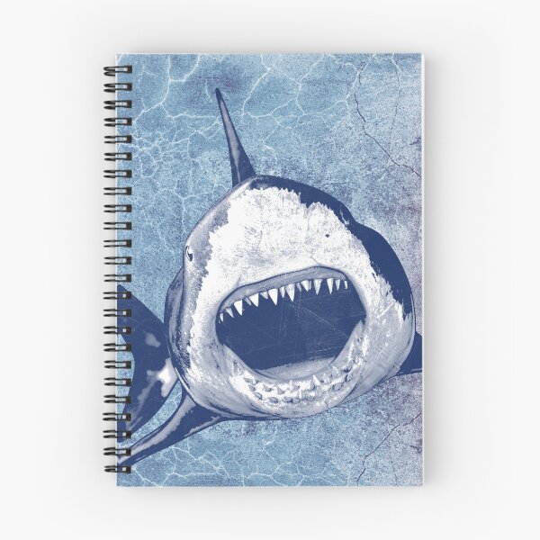 Item preview, Blue Great White Shark Open Jaws Frontal Attack designed and sold by Ghoul Enterprises.