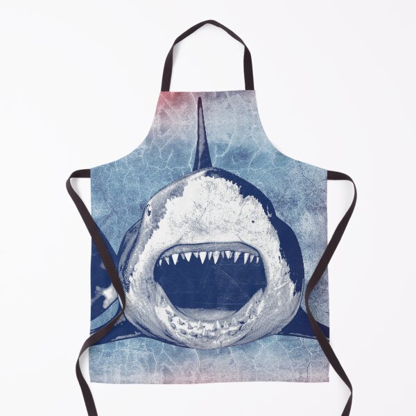Item preview, Blue Great White Shark Open Jaws Frontal Attack designed and sold by Ghoul Enterprises.