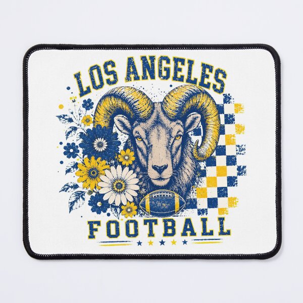 Item preview, Vintage Football Fan Floral Ram Graphic designed and sold by SamuelRow44384.