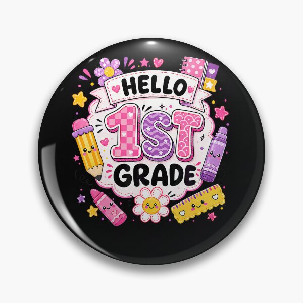 Item preview, Hello 1St Grade Cute School Supplies Back To School designed and sold by Trippy-Toad.