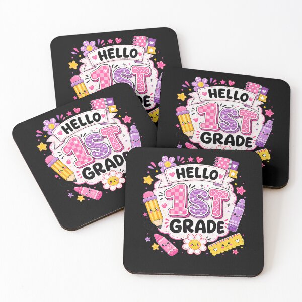 Item preview, Hello 1St Grade Cute School Supplies Back To School designed and sold by Trippy-Toad.