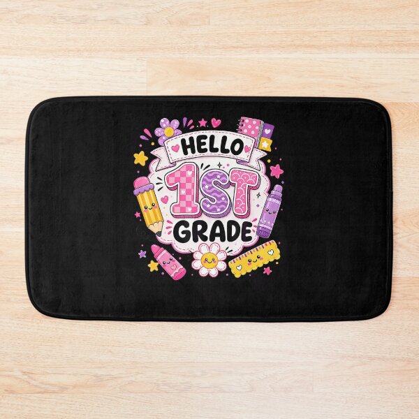 Item preview, Hello 1St Grade Cute School Supplies Back To School designed and sold by Trippy-Toad.