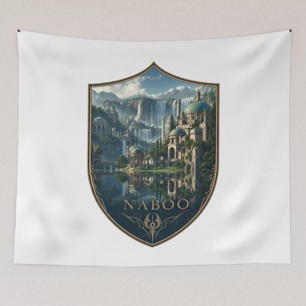 Item preview, Naboo National Park Nature Landscape designed and sold by FrontierCosmic.