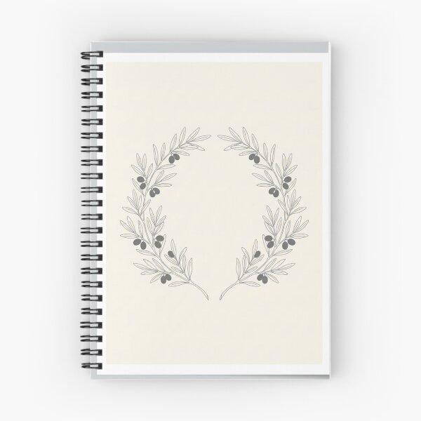 Item preview, Twin Olive Branches | Minimalist Charcoal Line Drawing designed and sold by Zaramodo.