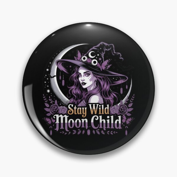 Artikelvorschau, Stay Wild Moon Child – Witchy Celestial Moon Design entworfen und verkauft von BackTWO.