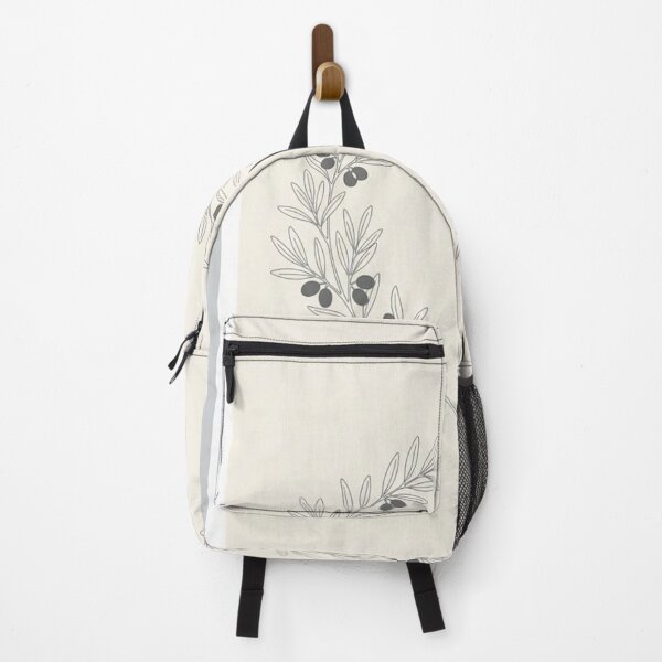 Item preview, Twin Olive Branches | Minimalist Charcoal Line Drawing designed and sold by Zaramodo.