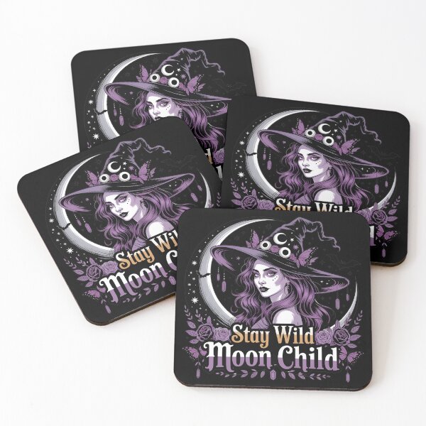 Item preview, Stay Wild Moon Child – Witchy Celestial Moon Design designed and sold by BackTWO.