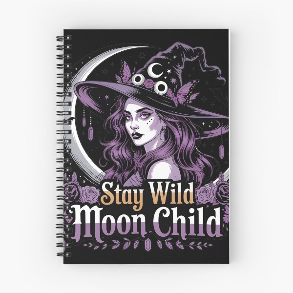 Item preview, Stay Wild Moon Child – Witchy Celestial Moon Design designed and sold by BackTWO.