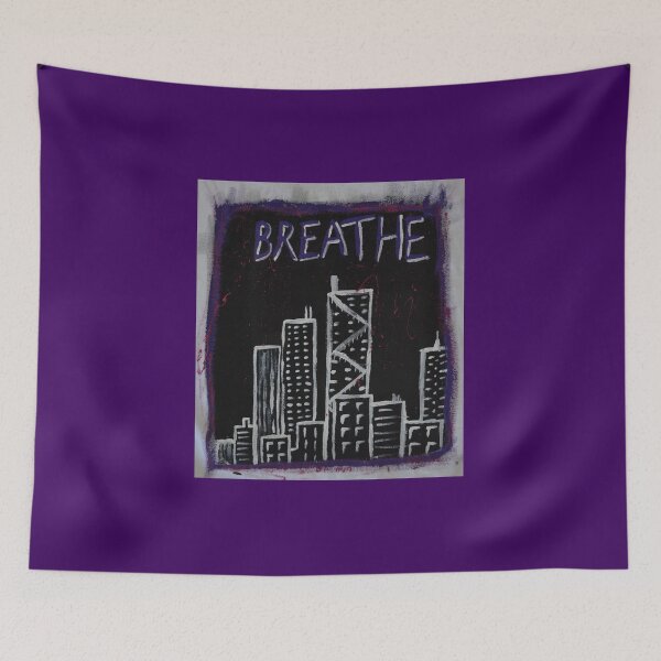 Item preview, Breathe - Mindfulness-focused illustration designed and sold by Graffystyle.