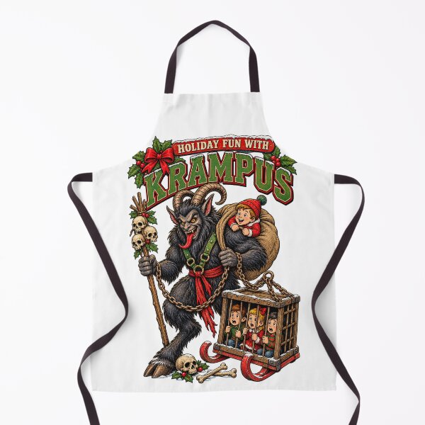 Item preview, Retro Fun With Krampus Funny Christmas Humor designed and sold by WolfmanProphecy.