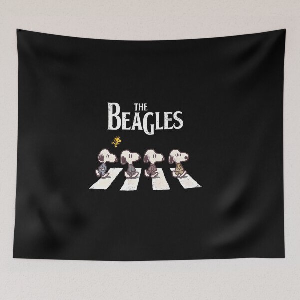 Item preview, Snoopy Abbey Road Crossing Peanuts Beatles Parody designed and sold by TekelaMarshall.