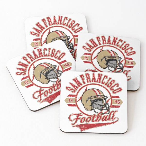 Item preview, SF Football Retro Helmet Vintage Style designed and sold by DavidSant59546.