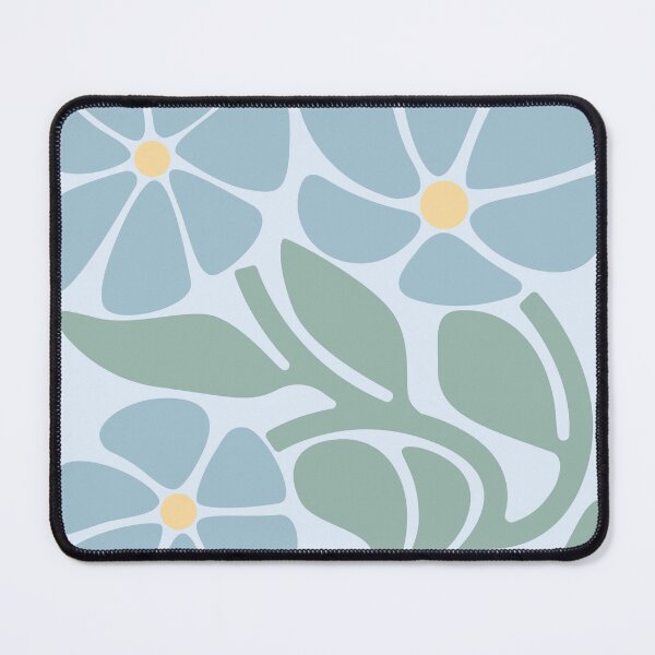 Item preview, Retro daisy (blue) designed and sold by 247DesignStudio.