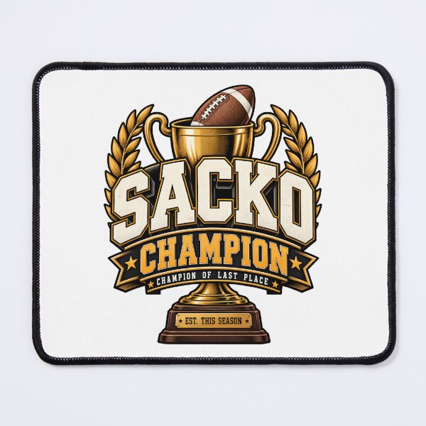 Item preview, Sacko Champion – Funny Fantasy Football Last Place Trophy designed and sold by Grayson809.