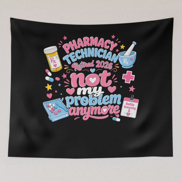 Item preview, Retirement 2026 Funny Saying Retired Pharmacy Technician designed and sold by Krwasatoune.