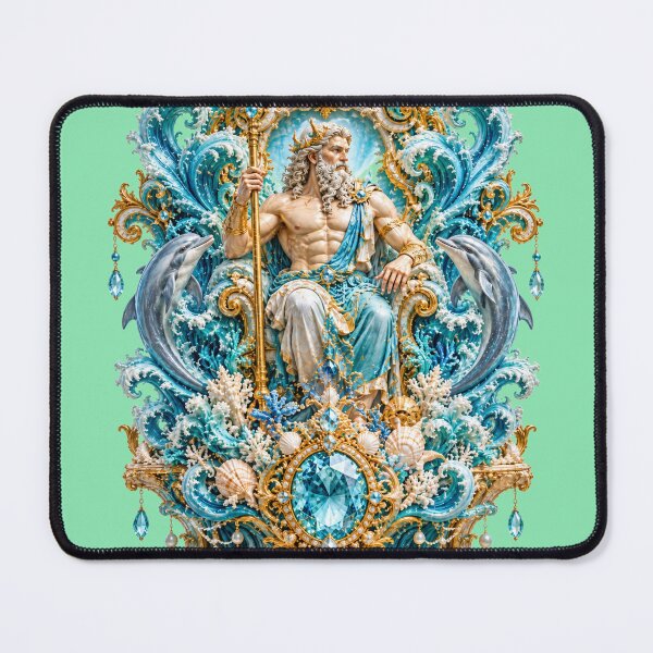 Item preview, Poseidon Trophy — Aquamarine Ocean God designed and sold by sunbowjp stadio.
