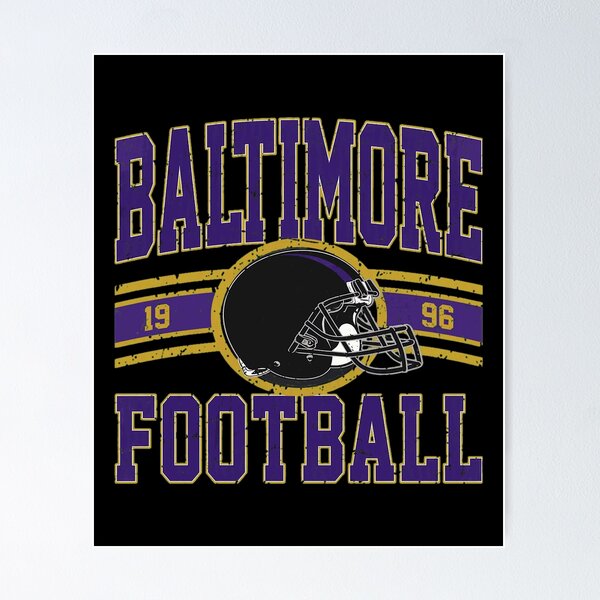 Item preview, Baltimore Football Retro Vintage Spirit Shirt designed and sold by VirginiaM68938.