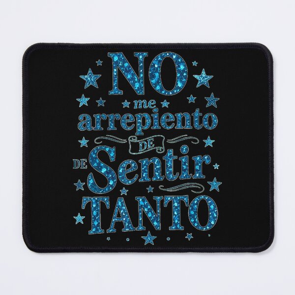 Item preview, No Me Arrepiento De Sentir Tanto Spanish Quote Graphic designed and sold by Denenberg Jardel.
