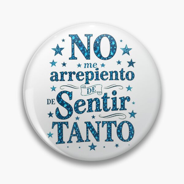 Item preview, No Me Arrepiento De Sentir Tanto Spanish Quote Graphic designed and sold by Denenberg Jardel.