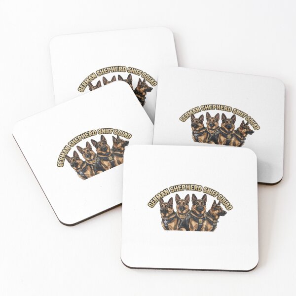 Item preview, German Shepherd Sniff Squad Vintage Retro K9 Dog designed and sold by MagicArtzz.