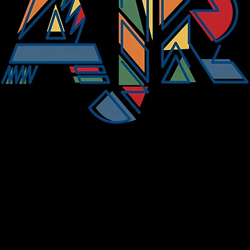 Artwork thumbnail, Geometric Block Pattern Lettering Abstract Typography by Ric070