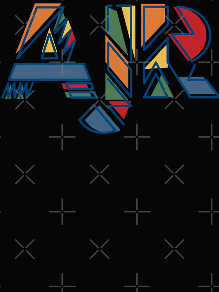 Thumbnail 4 of 4, Boxy T-Shirt, Geometric Block Pattern Lettering Abstract Typography designed and sold by Ric070.