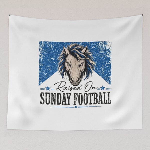 Item preview, Vintage Horse Sunday Football Fan designed and sold by SamuelRow44384.