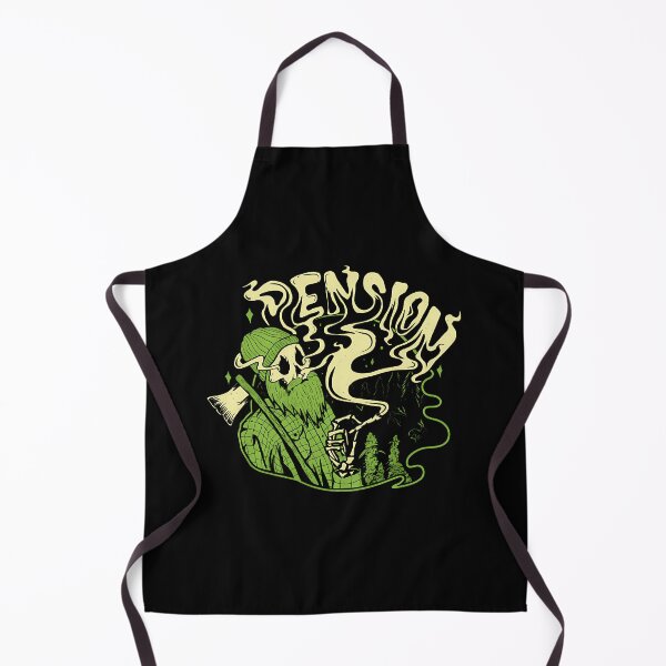 Item preview, Calavera de barba fumadora Leñador designed and sold by profound90.