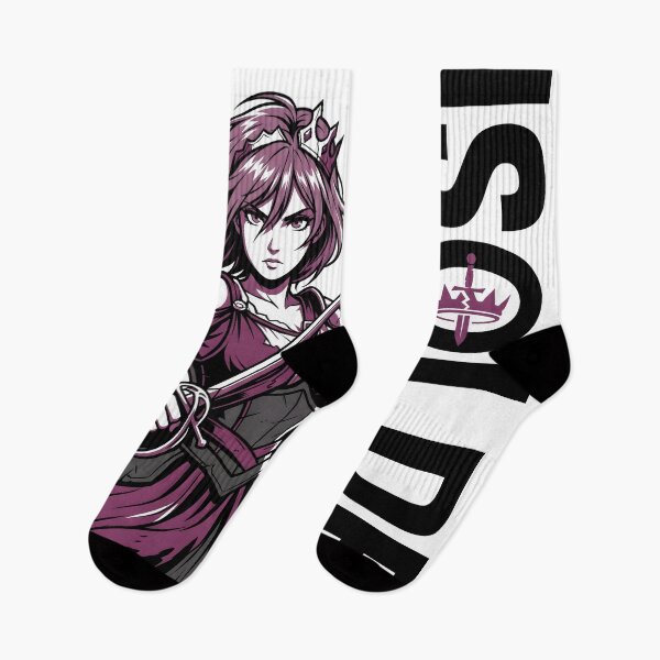 Item preview, Dark Fantasy Female Warrior with Sword – Gothic Anime Style Art designed and sold by StickerNestYou.