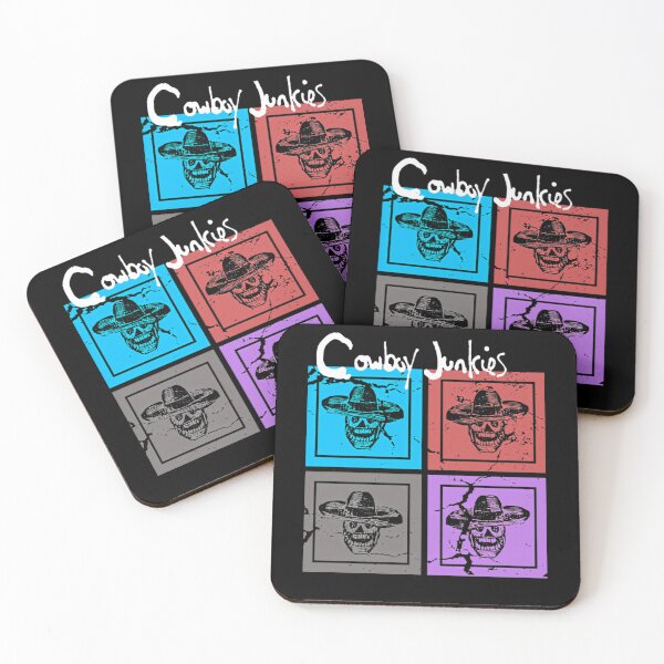 Item preview, Four-Panel Pop Art Grid Featuring Cowboy Skull designed and sold by zenbubble.
