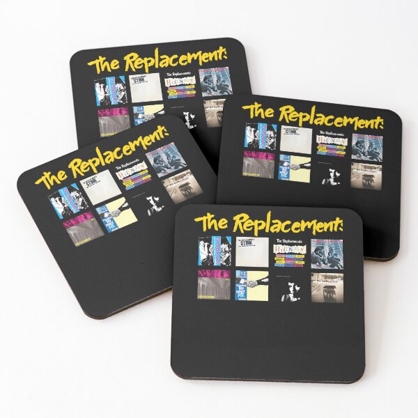 Item preview, Alternative Rock Album Covers with Bold Yellow Band Typography designed and sold by zenbubble.