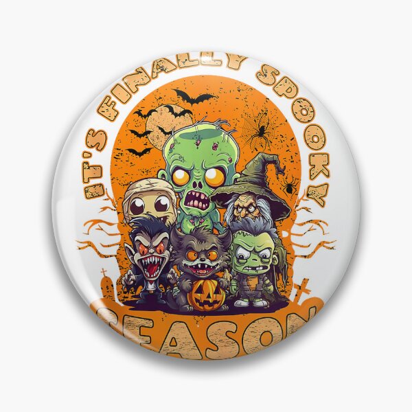 Item preview, It's Finally Spooky Season Halloween Monsters Squad Tank Top designed and sold by Badriiiii.