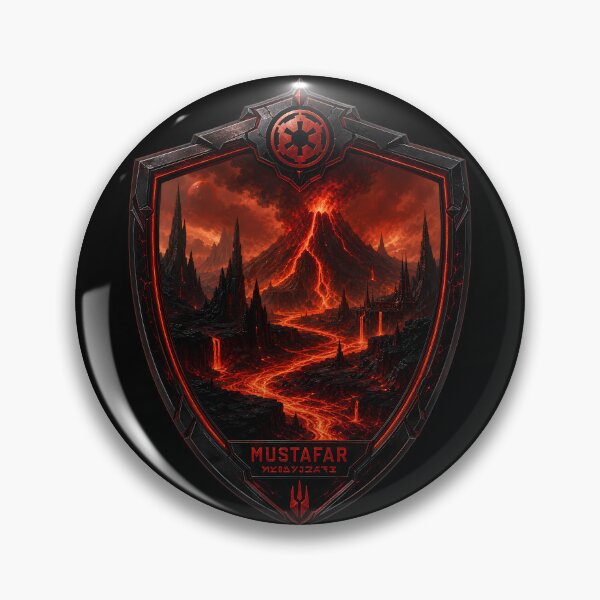 Item preview,  Mustafar National Park Nature Landscape designed and sold by FrontierCosmic.